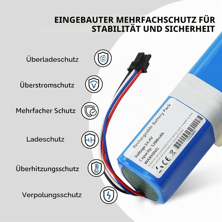 K KYUER Saugroboter Ersatzakku für Dreame D9/D9 Pro/Max D10 D10s L10 L10s L10 Pro Plus F9 Z10 Pro P2