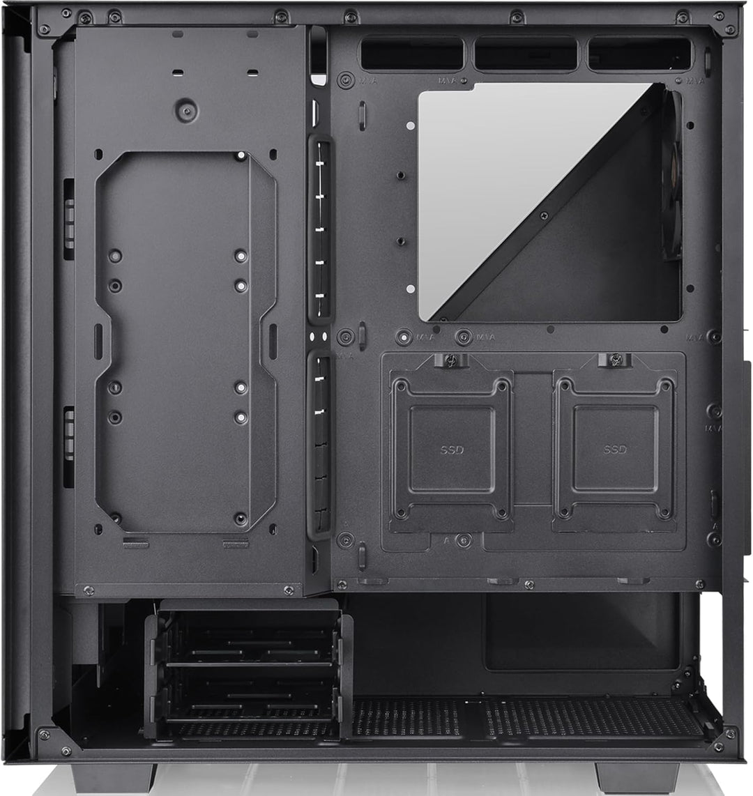 Thermaltake Divider 300 TG Air Black | Mid-Tower-ATX-PC-Gehäuse | gehärtetes Glasseitenteil | Mesh-P