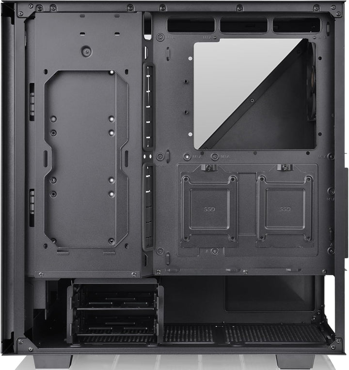 Thermaltake Divider 300 TG Air Black | Mid-Tower-ATX-PC-Gehäuse | gehärtetes Glasseitenteil | Mesh-P