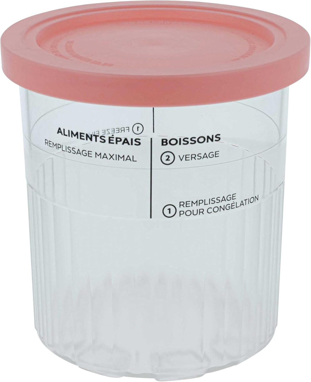 vhbw 4x 680 ml Behälter kompatibel mit Ninja CREAMI NC501, NC500 Eismaschine - Becher mit Deckel, BP
