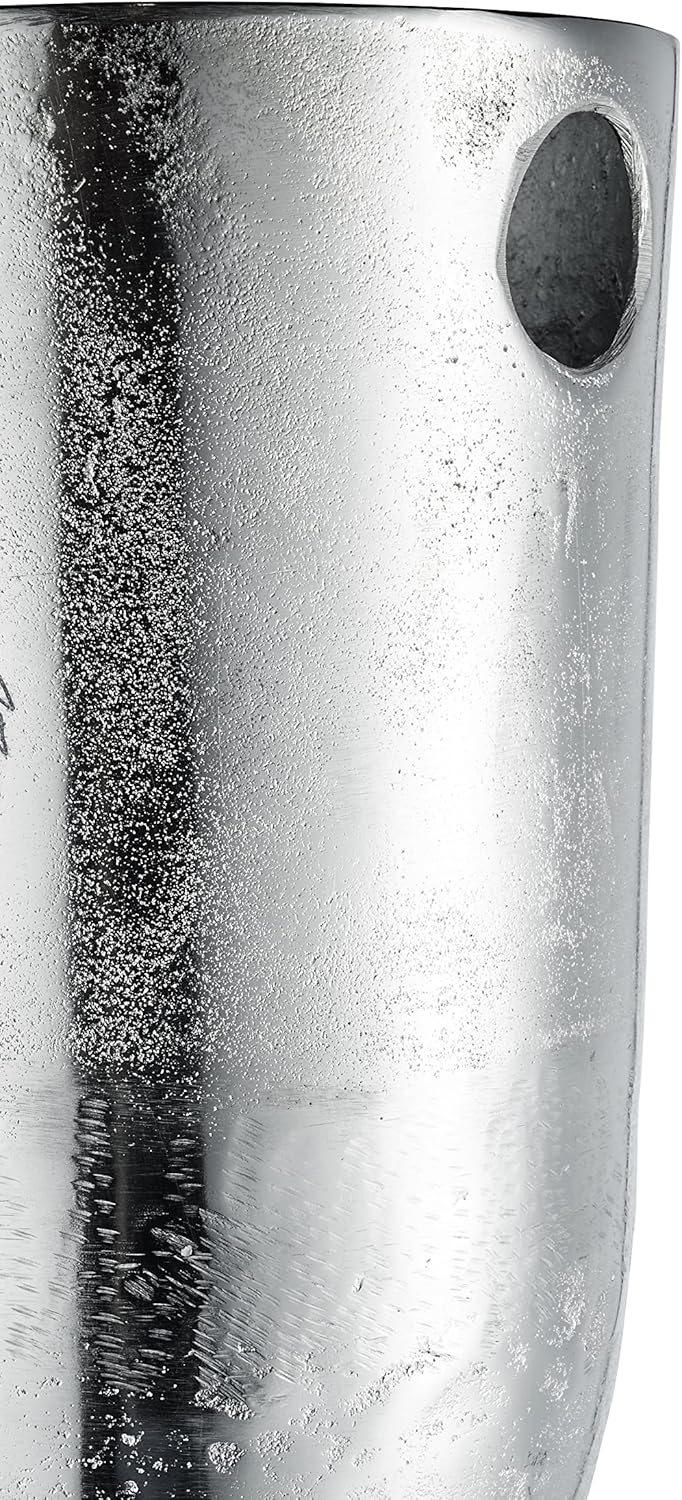 Champagnerkühler auf Standfuss, Weinkühler Sektkühler Flaschenkühler Getränkekühler, Aluminium Metal
