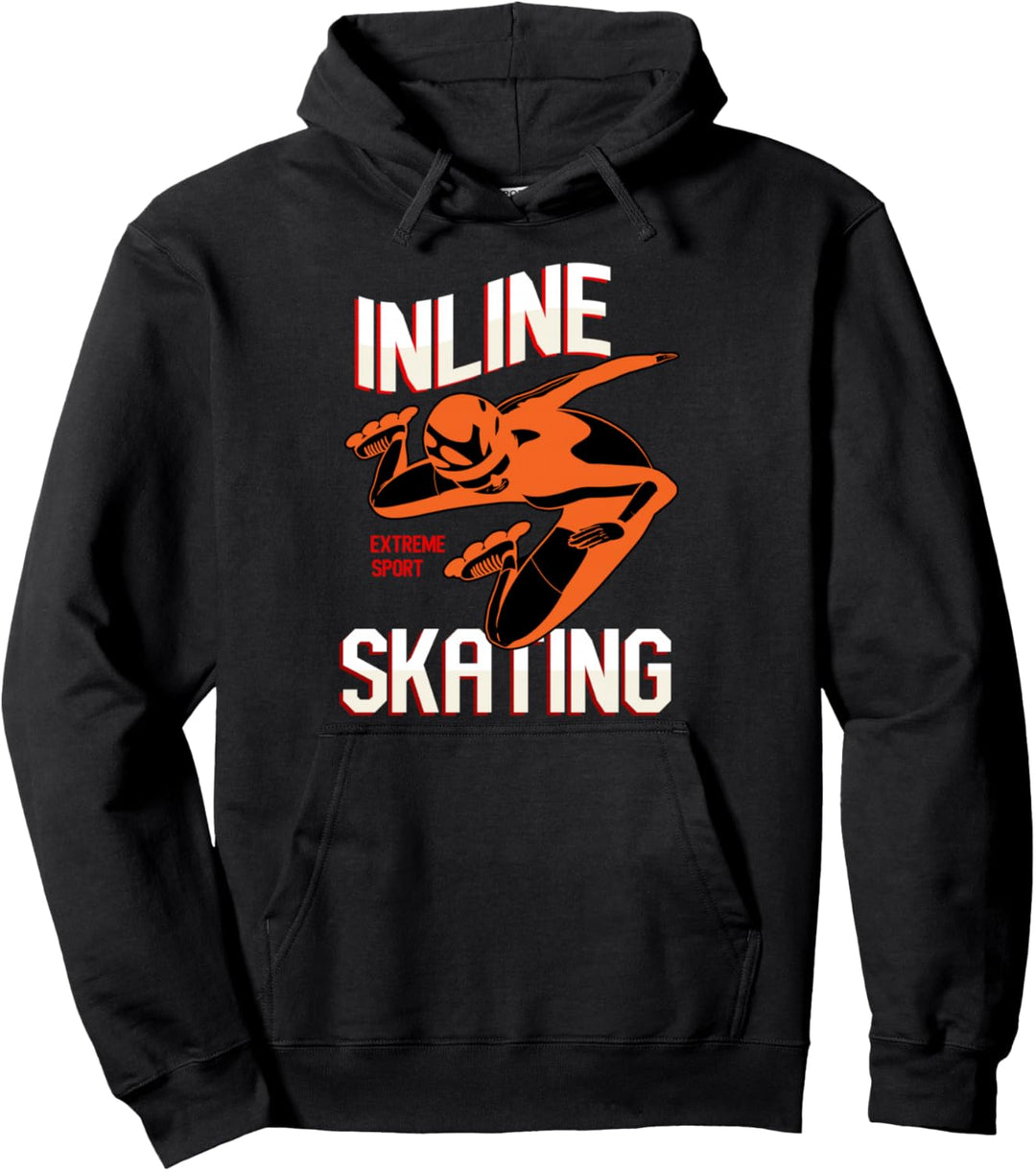 Inline Skater Rollschuhe Rollerblader Skating Geschenk Pullover Hoodie