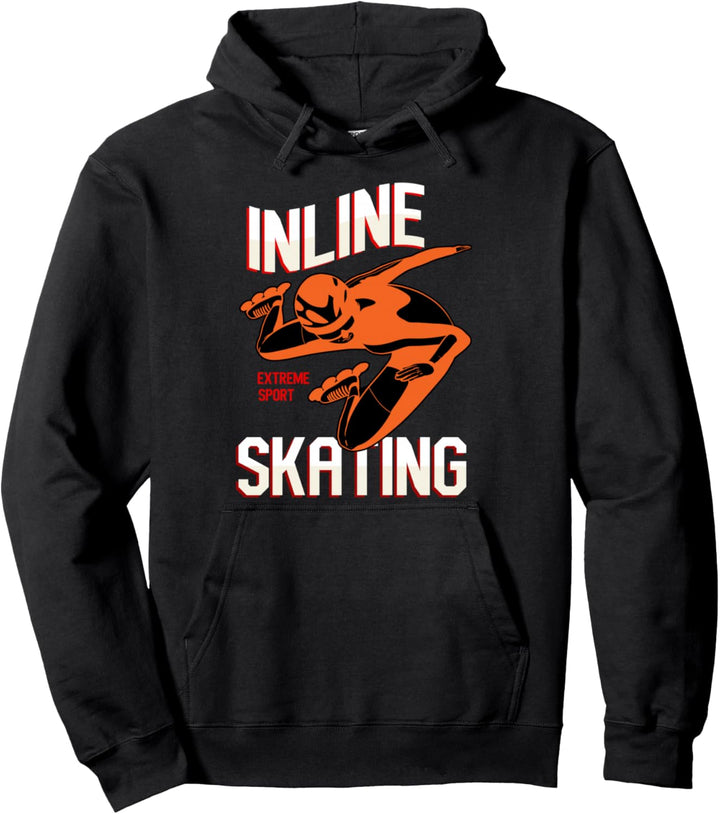 Inline Skater Rollschuhe Rollerblader Skating Geschenk Pullover Hoodie