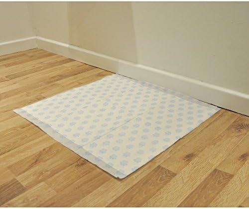Paw Prints 100 x grosse absorbierende Trainingsunterlagen für Hunde und Welpen, transparent