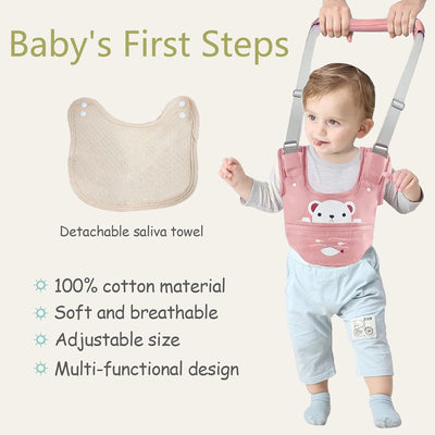 IULONEE Lauflernhilfe Gehhilfe für Baby Einstellbar Ergonomisch Stehen Gehen Lernen Helfer Verstellb