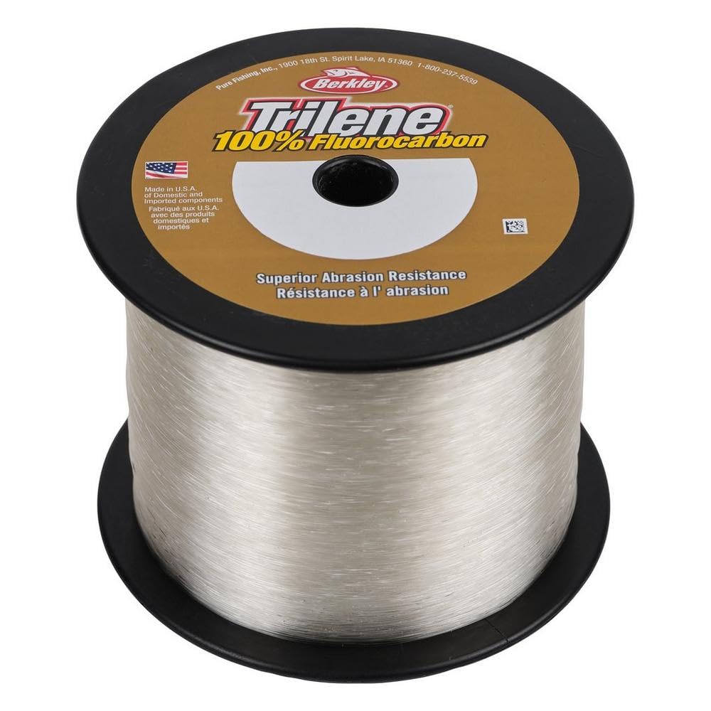 Berkley Trilene Professionelle Fluorkohlenstoff-Service-Spule 2000-Yard/10-Pound durchsichtig, 2000-