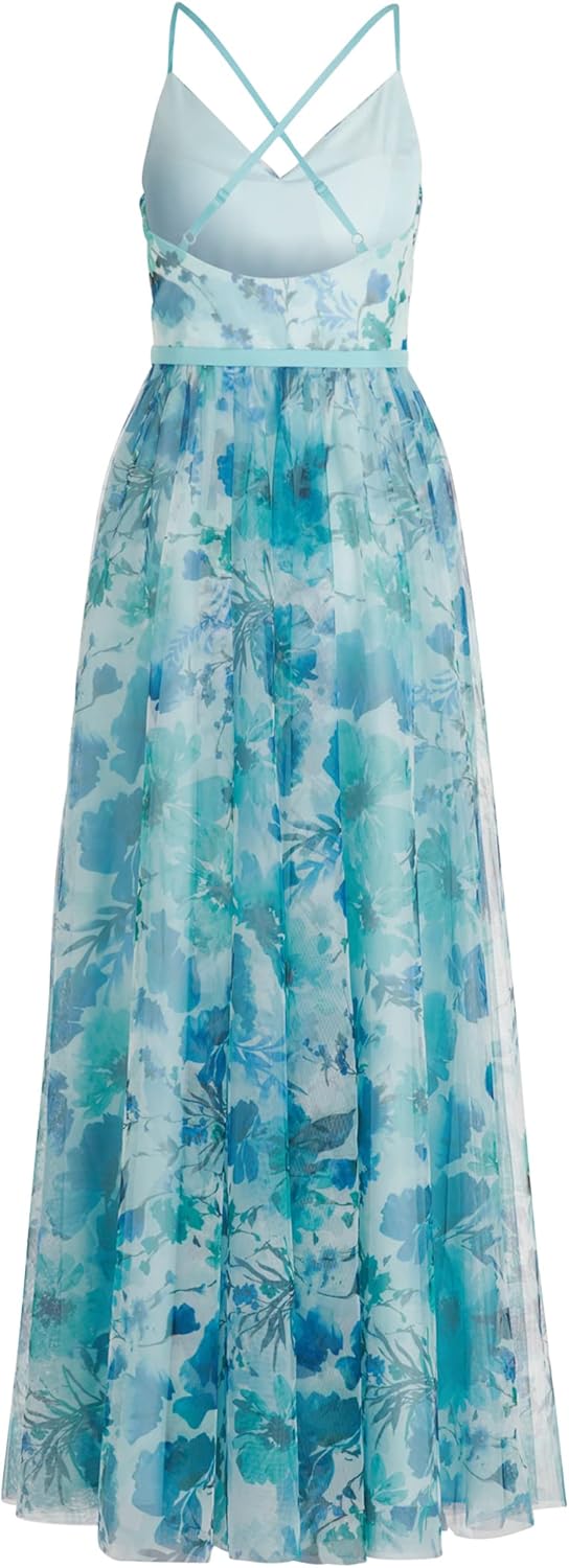 Vera Mont Damen Kleid 32 White/Mint, 32 White/Mint