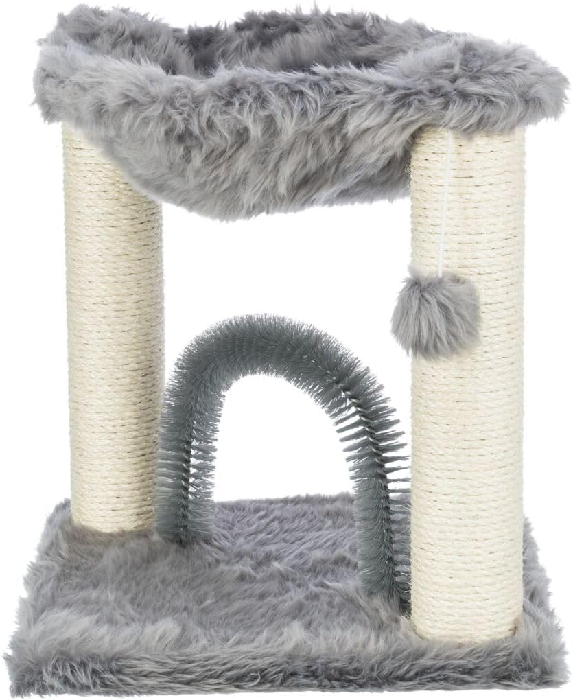 Trixie Kratzbaum mit Bürste, 50 cm, Grau