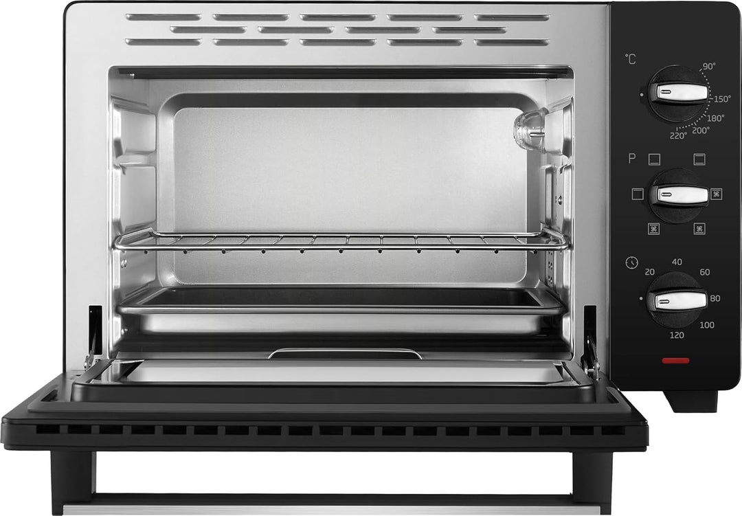 Beko - BMOF30B - Elektroherd, Umluftgaren, 30 Liter, 1600 W, 4 Funktionen, Timer 120 min, Temperatur
