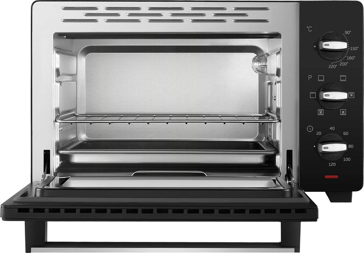 Beko - BMOF30B - Elektroherd, Umluftgaren, 30 Liter, 1600 W, 4 Funktionen, Timer 120 min, Temperatur
