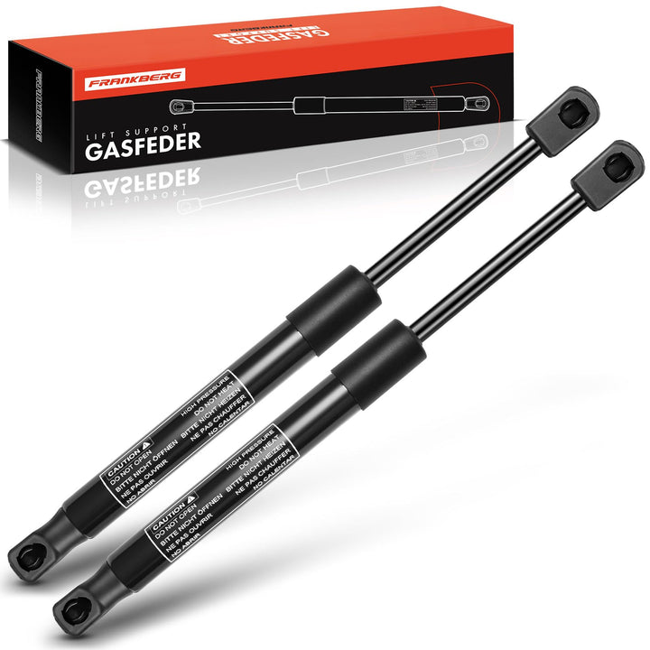 Frankberg 2x Universal Gasfeder Gasdruckdämpfer Gasdruckfeder Dämpfer 150N 364MM 130MM Schwarz