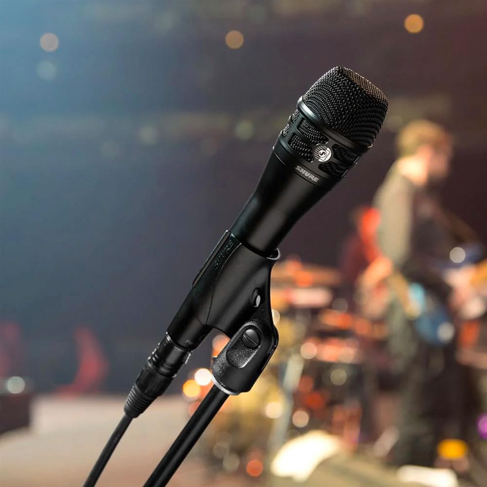 Shure KSM8 schwarz dualdyne Stimme Mikrofon mit 2 Membranen, dynamisch, Schwarz