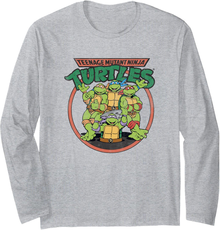 Teenage Mutant Ninja Turtles Classic Circle Logo Langarmshirt