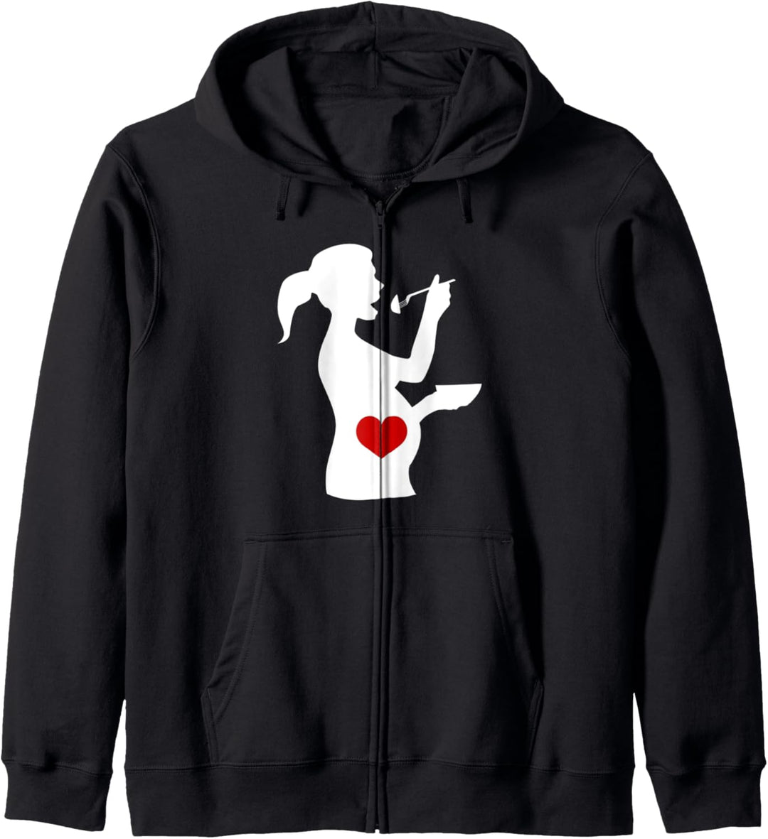 Expecting Parents Lustiger Spruch Hungry Mom Kapuzenjacke