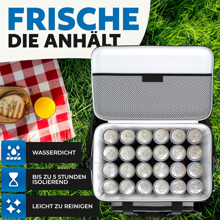 BigDean 30L Kühltasche auslaufsicher & wasserdicht – Picknicktasche für Essen & Getränke – bis zu 5h