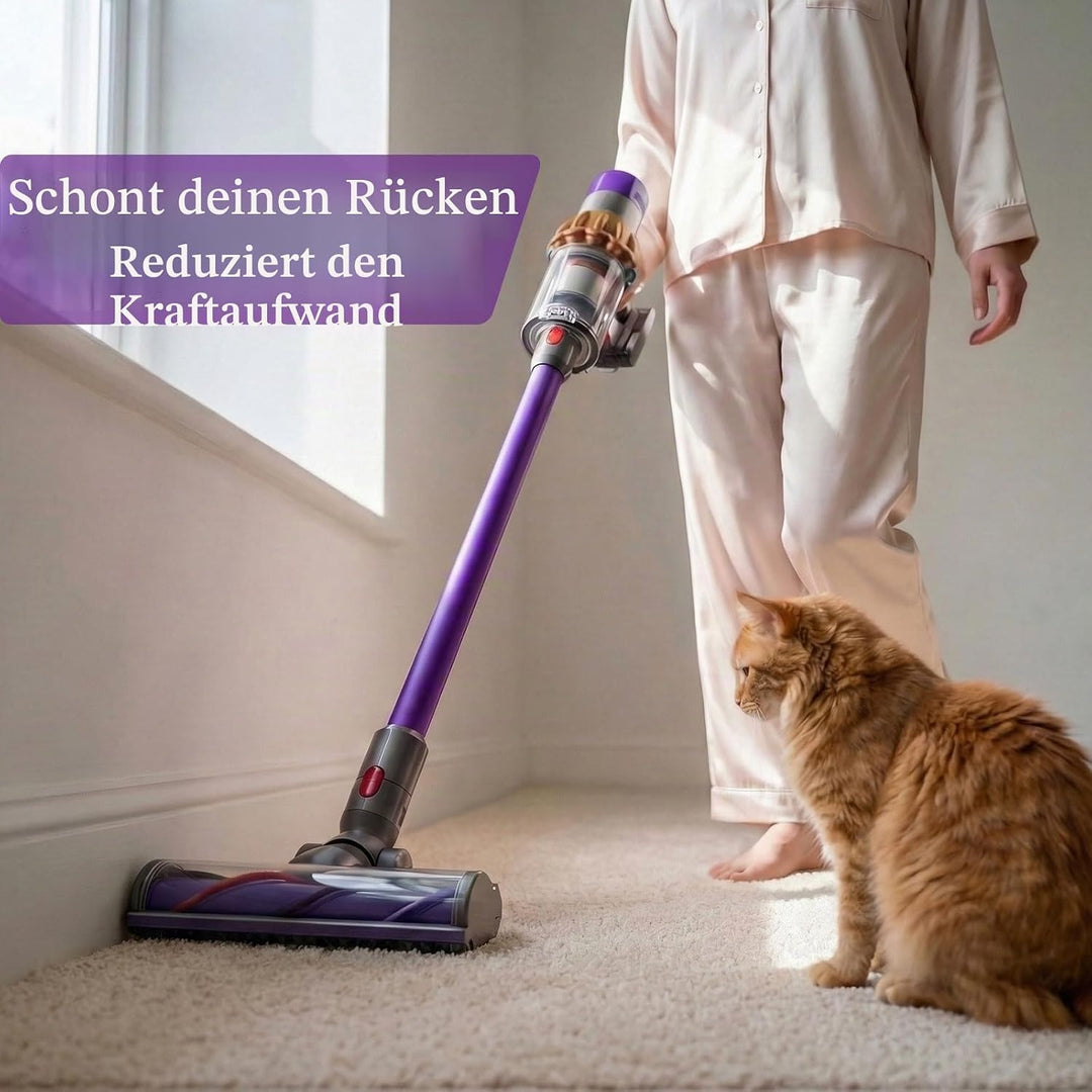 Verlängerungsrohr kompatibel mit Dyson V15 V11 V10 V8 V7, Quick-Release-Verlängerungsrohr 74 cm Ersa