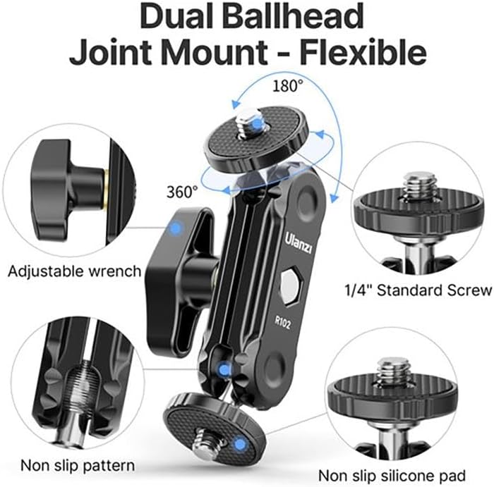 R102 Universal dual mini Kugelgelenk