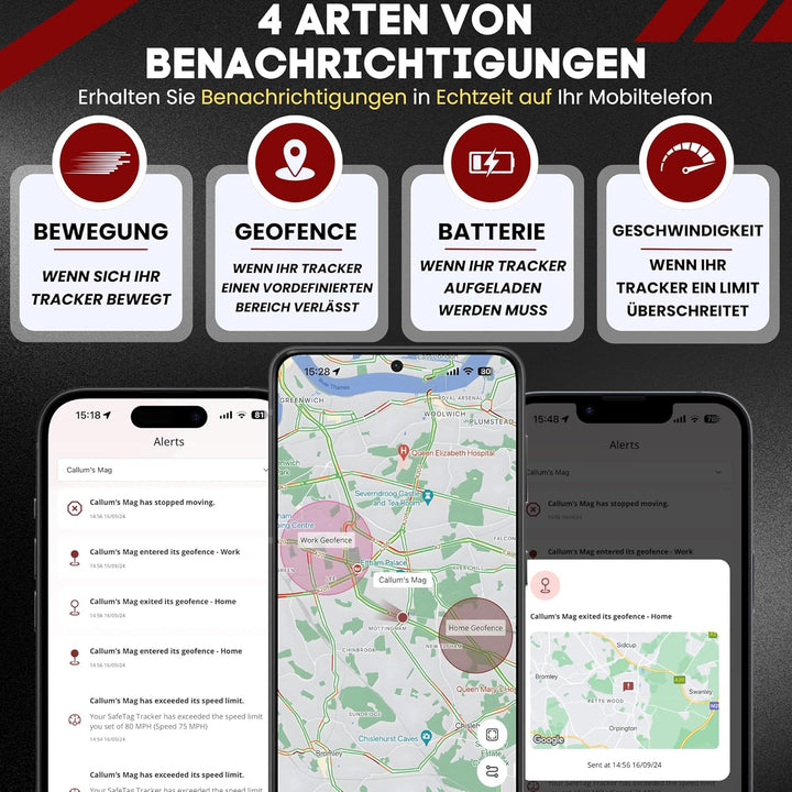 Mini 4G – Mini wiederaufladbarer 4G LTE GPS-Tracker, Auto, Motorrad usw. 34–205 Länder, Echtzeit-Tra