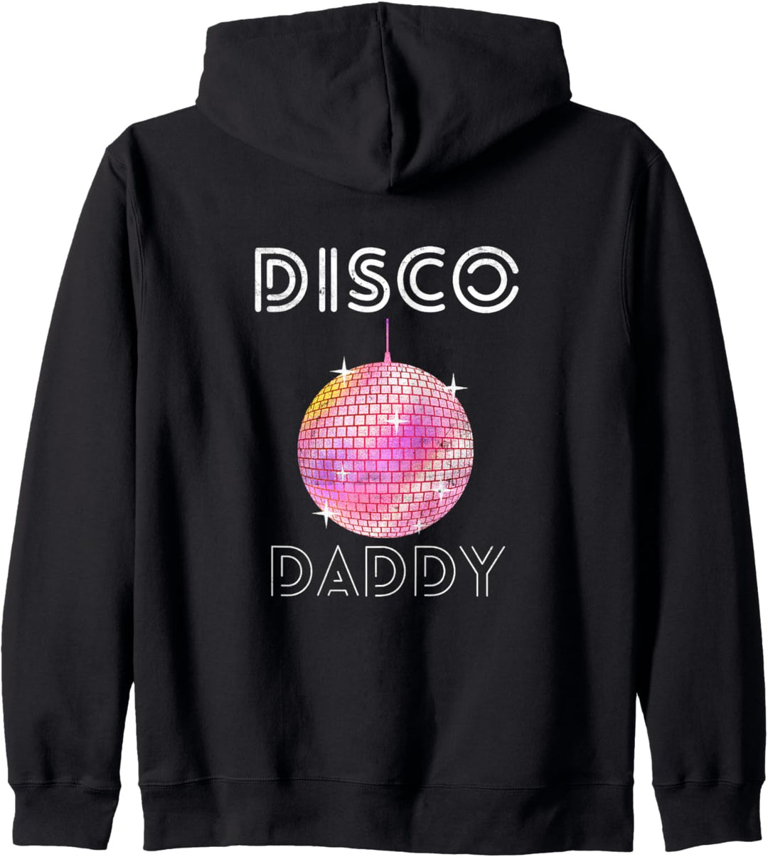 Disco Daddy 70er 80er Jahre Groovy Dad Retro tanzender Vater Kapuzenjacke