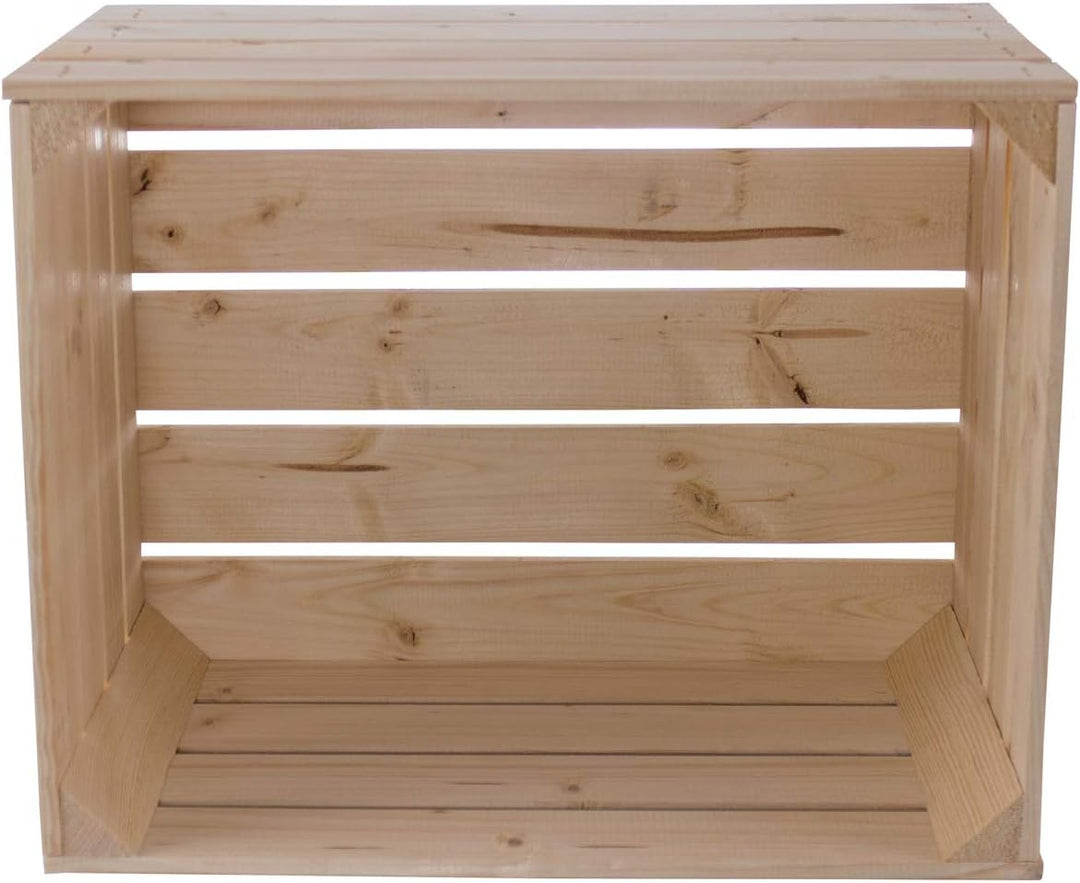 4er Set - Apfelkisten neu natur 50x40x30cm