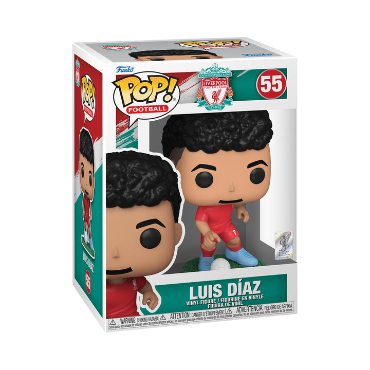 Funko POP! Soccer: Liverpool FC - Luis Diaz - Vinyl-Sammelfigur - Geschenkidee - Offizielle Handelsw