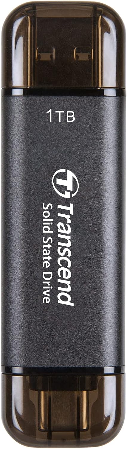 Transcend 1 TB Externe SSD ESD310C USB 10 Gbit/s 1TB, 1TB