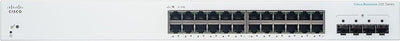 Cisco Business CBS220-24T-4G Smart Switch | 24 GE-Ports | 4x1G SFP | 3 Jahre eingeschränkte Hardware
