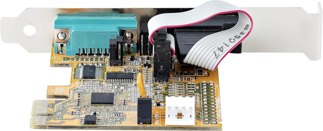 StarTech.com 2 Port PCI Express Serielle Schnittstellenkarte, PCIe auf RS232 (DB9) Karte, Serielle A