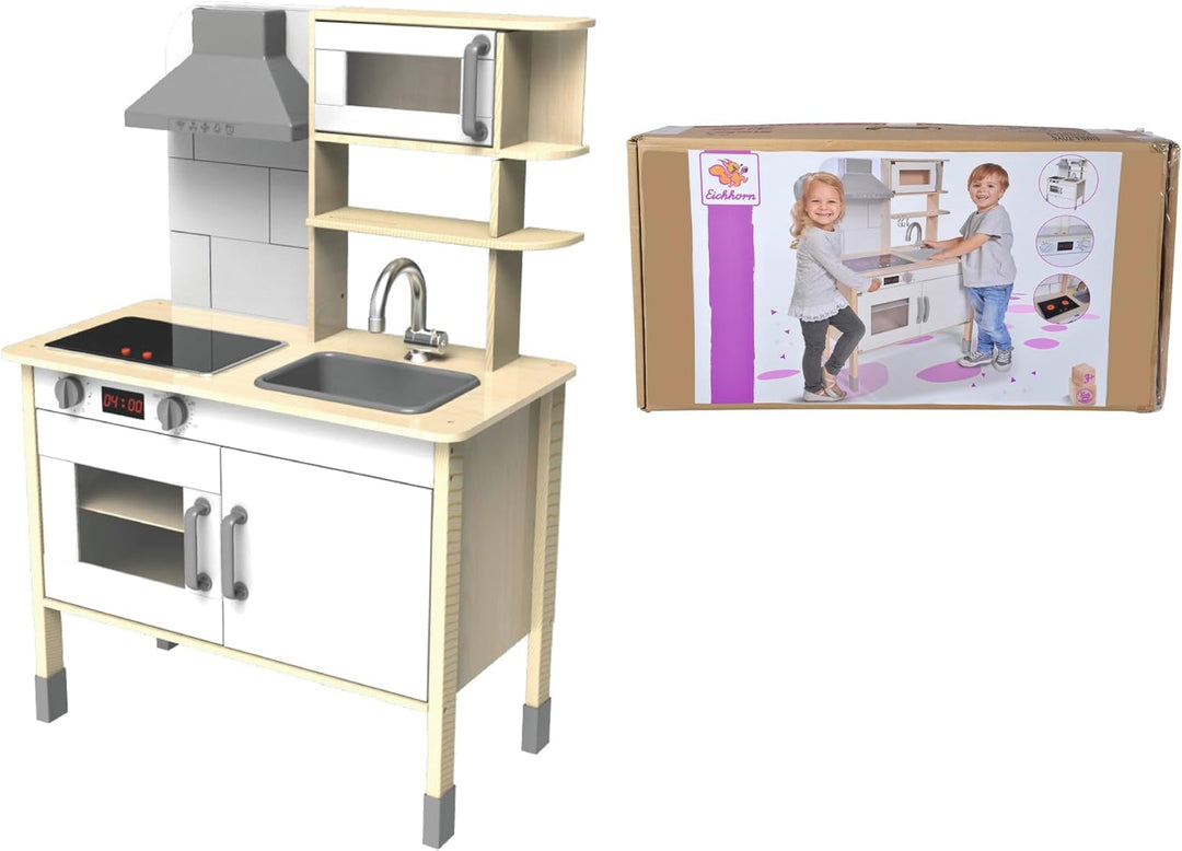 Eichhorn 100002494 Spielküche, Mehrfarbig, 36 x 69 x 99,5 cm