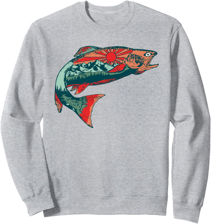 Trout Outdoor Illustration Series - Southwest Sky Sweatshirt