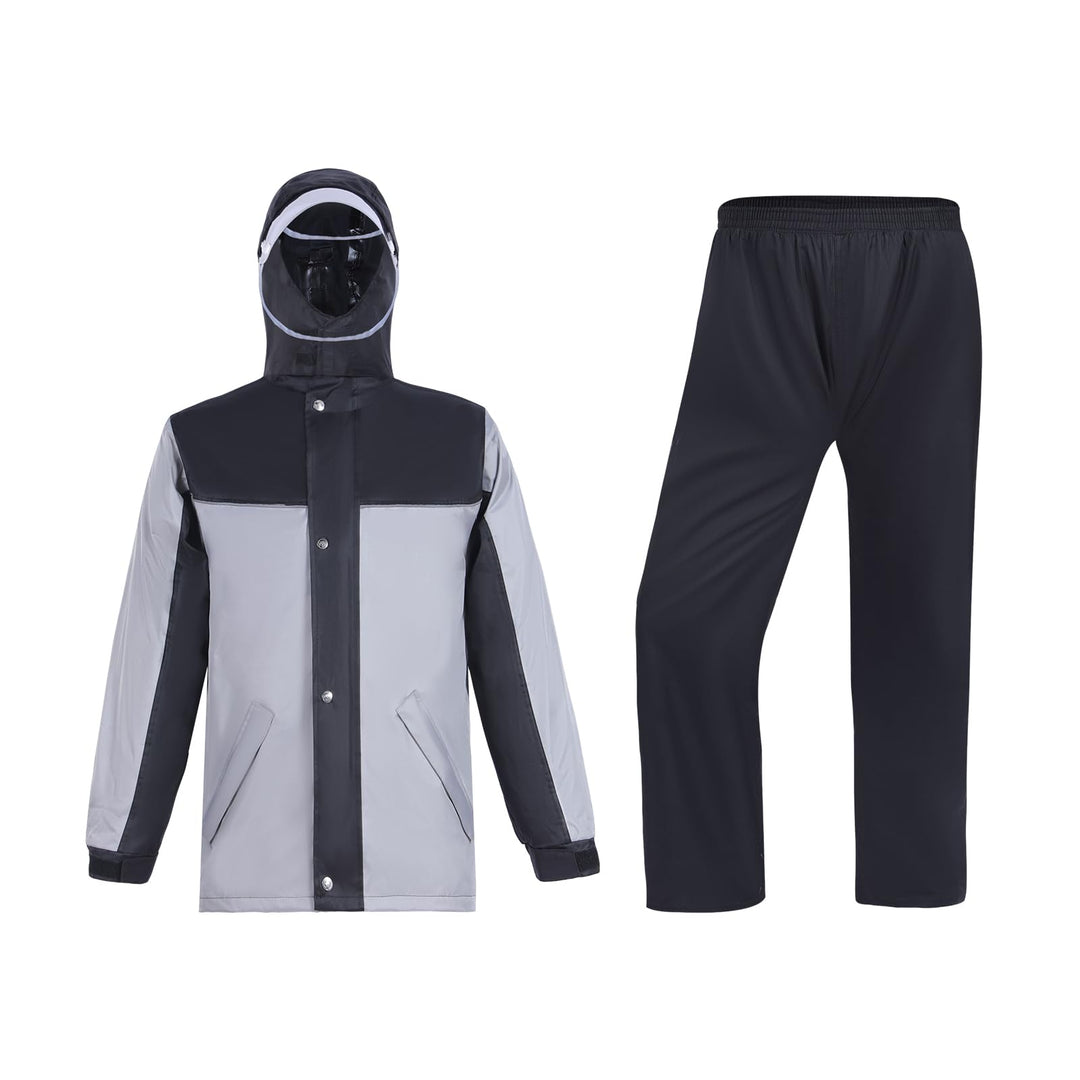 Ynport Crefreak Wasserdichte Regenanzüge für Herren Outdoor Arbeit Regenjacke und Hose Unisex Regena