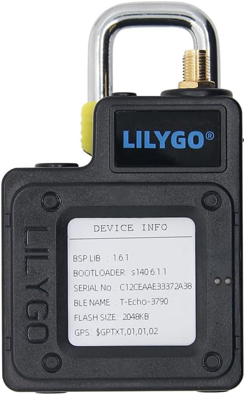 LILYGO T-Echo Plus LoRa TTGO-Entwicklungsboard mit 1,54-Zoll-SPl-E-Paper-Display ohne BME280-Sensor