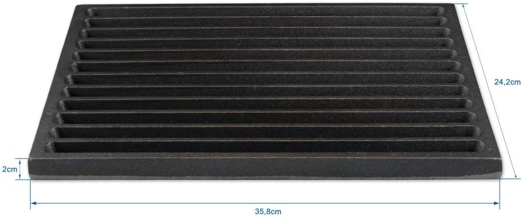 Grillrostprofi Ascherost - Feuerrost - Kohlerost - Kaminrost in Premium-Qualität, Gusseisen, 24 x 36