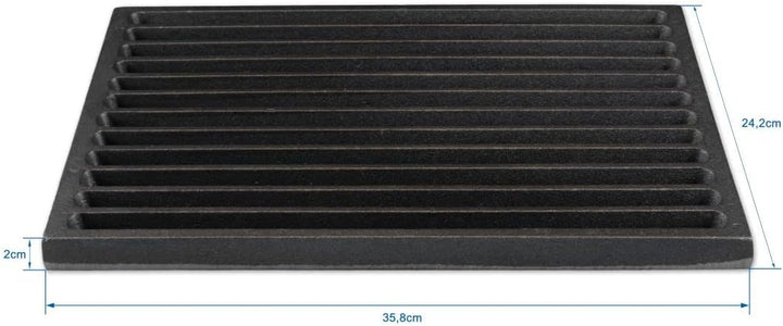 Grillrostprofi Ascherost - Feuerrost - Kohlerost - Kaminrost in Premium-Qualität, Gusseisen, 24 x 36