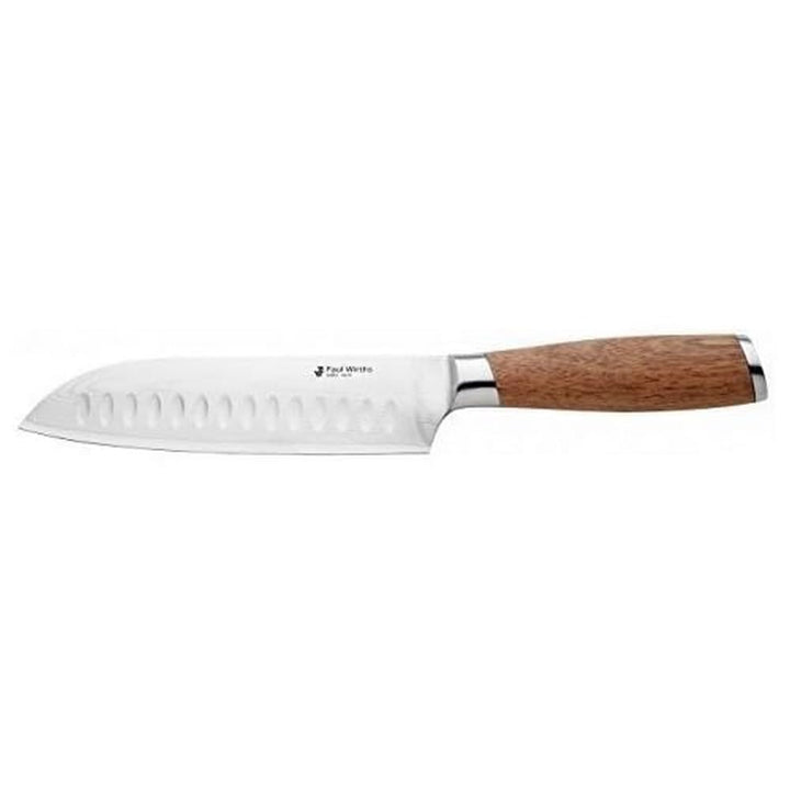 Paul Wirths SURU Santoku-Damastmesser, Santokumesser mit 18cm Klinge aus japanischem Damaststahl, ja