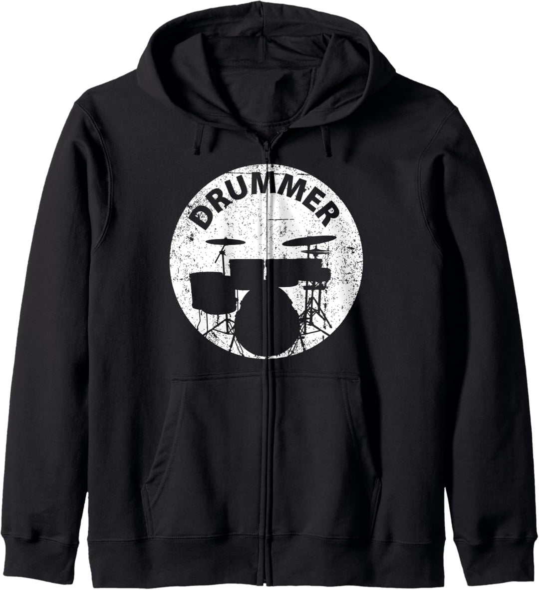 Schlagzeug Schlagzeuger Schlagzeugerin Damen/Herren/Kinder Kapuzenjacke