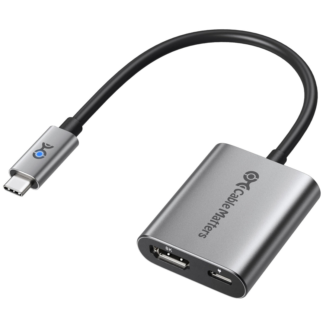 Cable Matters 48Gbps USB C auf HDMI 2.1 Adapter unterstützt 4K@120Hz/8K@60Hz (DSC erforderlich) HDR