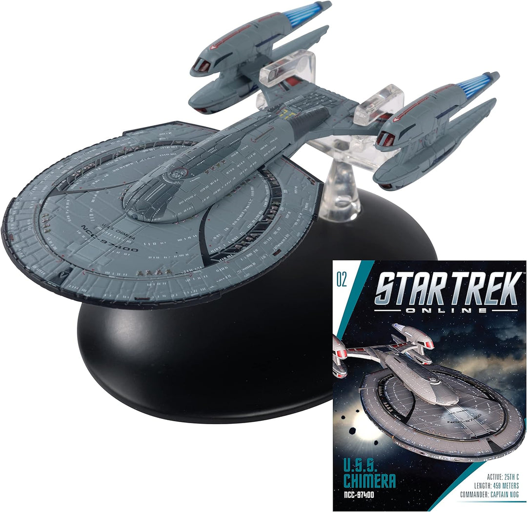 The Official Star Trek Online Starships Collection | U.S.S. Chimera NCC-97400 mit Magazin-Ausgabe 2