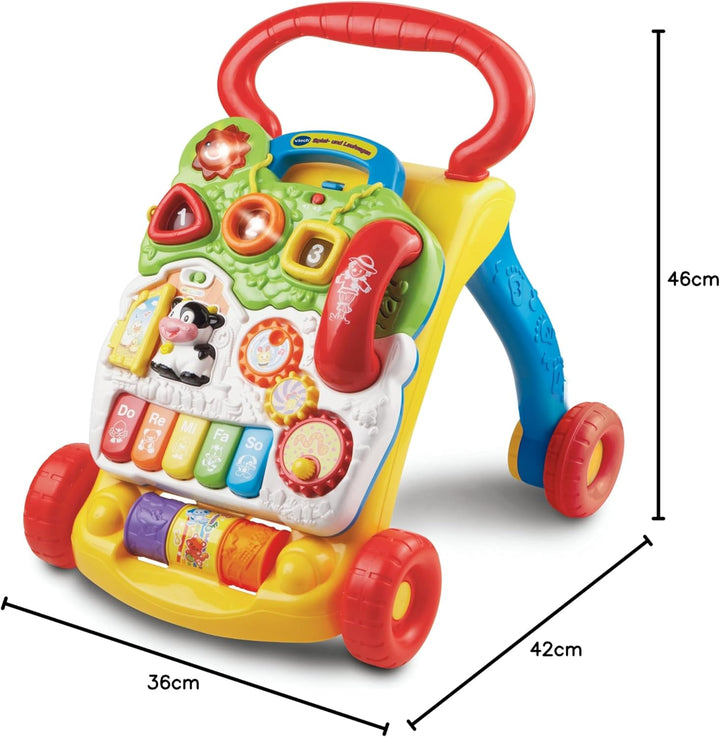VTech Baby Spiel- und Laufwagen Special Edition – Lauflernwagen mit regulierbarer Geschwindigkeit, M