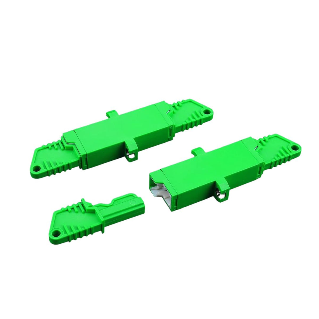 Elfcam® - Glasfaser-Adapter Singlemode Simplex E2000/APC Female/Buchse auf E2000/APC Female/Buchse,