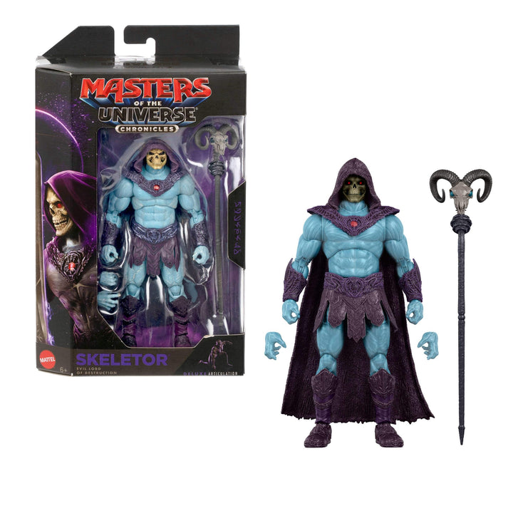 Masters of the Universe Actionfigur Chronicles Skeletor, Massstab 1:12, Bösewicht detailgetreu zum F