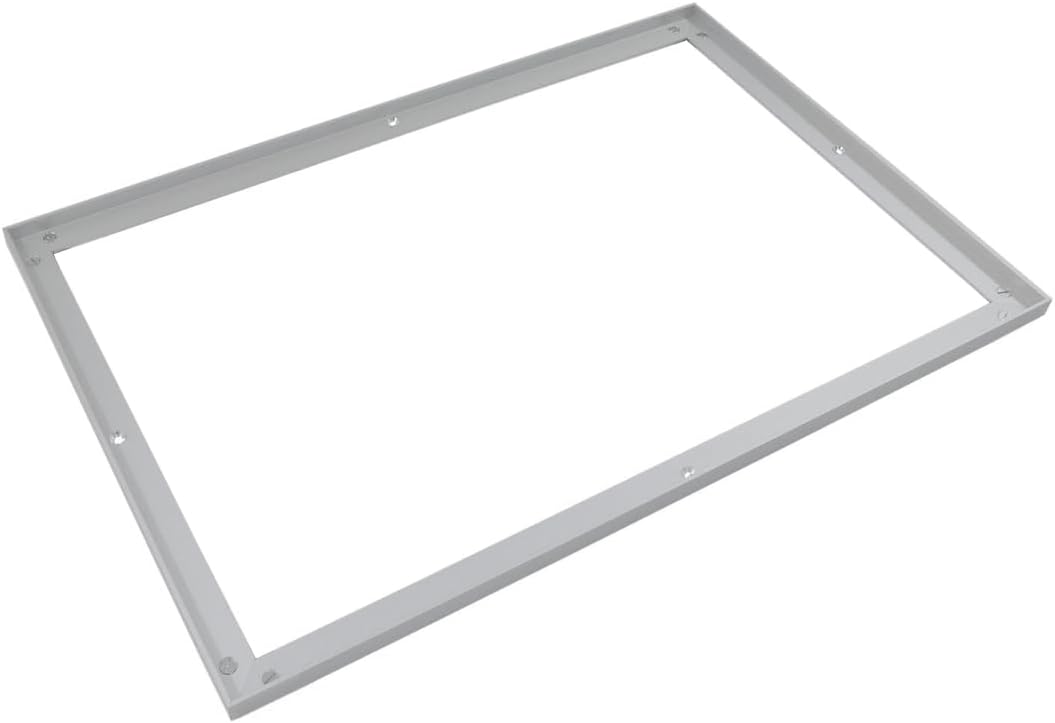 EMCO Eingangsmatte DIPLOMAT Rips hellgrau 12mm + ALU Rahmen Fussmatte Schmutzfangmatte Fussabtreter