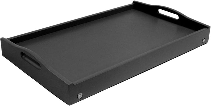 COLLECTOR Betttablett - Frühstückstablett aus Holz mit eingeklappten Beinen SCHWARZ