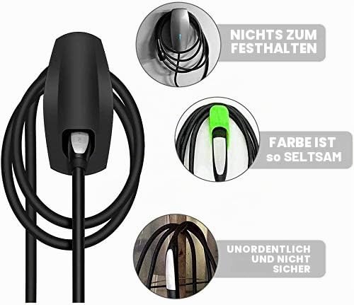 EV Ladegerät Typ 2 Wandhalterung für Ladekabel Wallbox Ladestation Ladekabel Organizer Ladegerät Hal