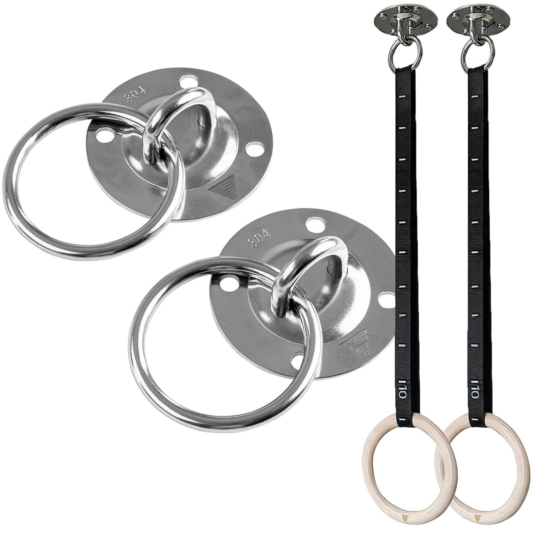 GORNATION Edelstahl Wand- und Deckenanker für Schlingentrainer, Wandhalterung für Aufhängegurte, Gym