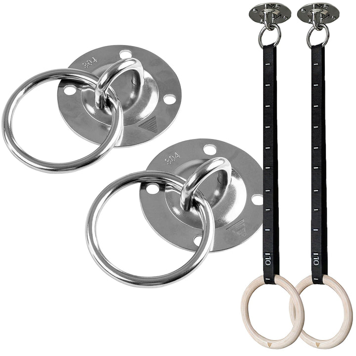 GORNATION Edelstahl Wand- und Deckenanker für Schlingentrainer, Wandhalterung für Aufhängegurte, Gym