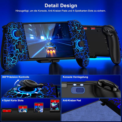 Schalter Controller für Schalter/OLED Controller, Full-Size Grip One-Piece Wireless Switch Joypad mi