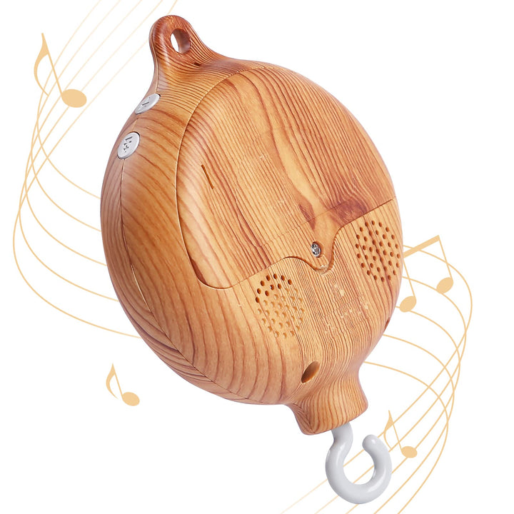 Let's Make Mobile Baby mit Musik Spieluhr für Bett - Mobile Motor Babybettwäsche mit Rotierender Hol