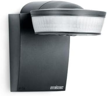 Steinel 29579 Infrarot-Bewegungsmelder sensIQ schwarz, 300°|20 m Sensor, 2500 W, Dauerlicht, Montage