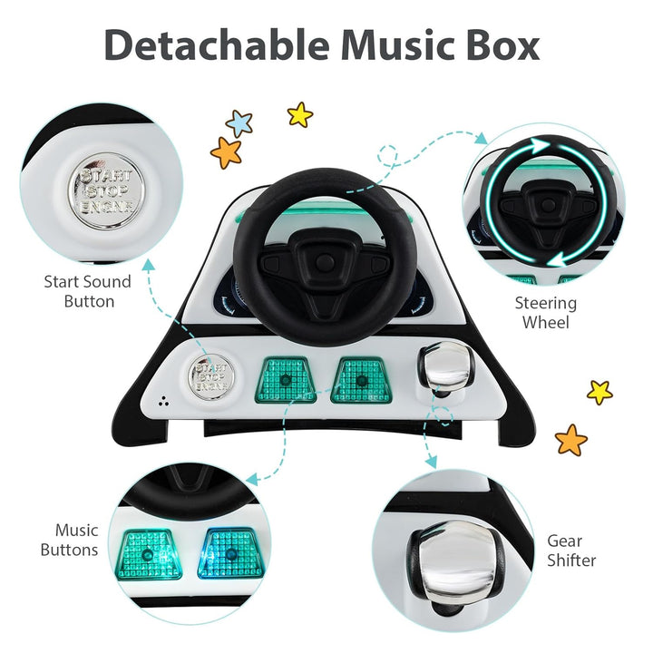 LIFEZEAL Baby Lauflernhilfe, Klappbares Babywalker mit einstellbarer Geschwindigkeit, 6 in 1 Laufaut